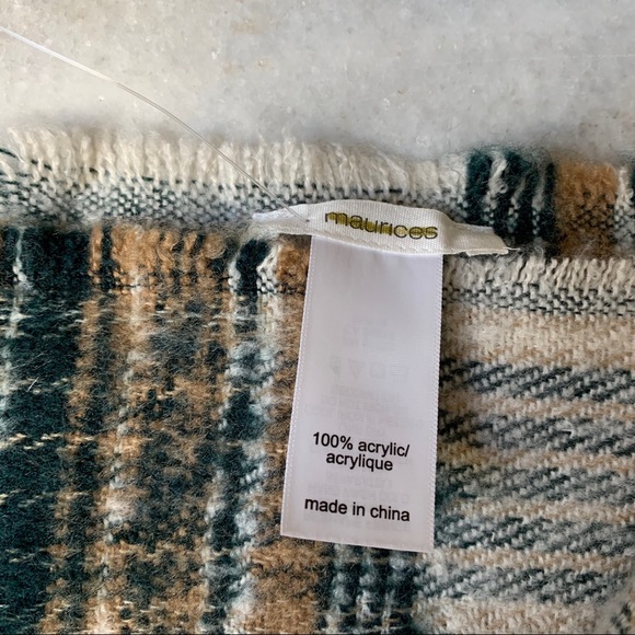 Plaid Blanket Scarf - New! - Picture 3 of 3